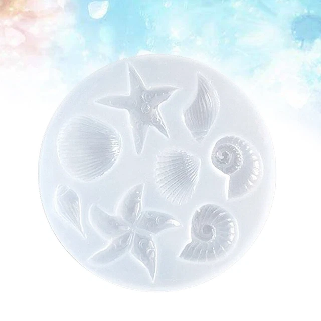 1 pieza de goma silicona moldes epoxi chocolate silicona hornear caracola muffin