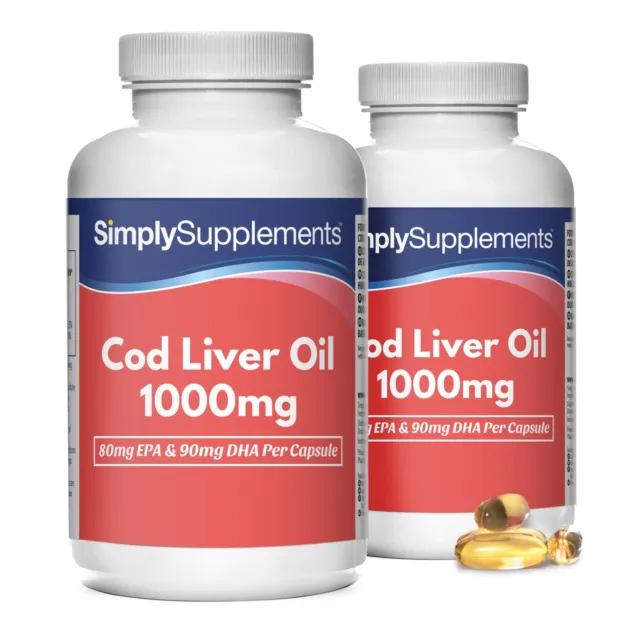 Aceite Hígado de Bacalao 1000mg - 360 Cápsulas - Suplemento de calidad