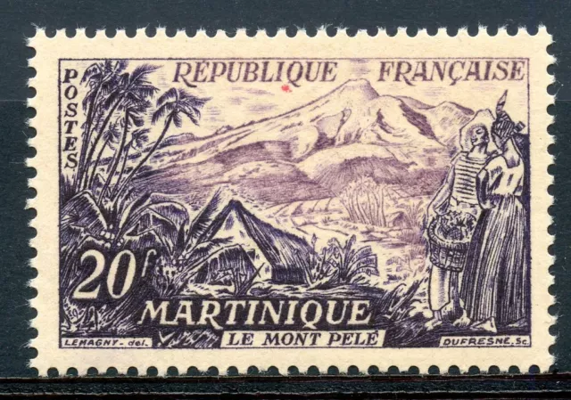Stamp / Timbre France Neuf N° 1041 ** Le Mont Pele Martinique
