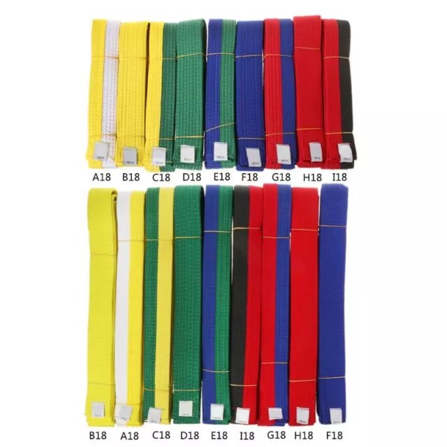 Durable Taekwondo Belt Karate New Quality Durable Comfortable Double Wrap Belt