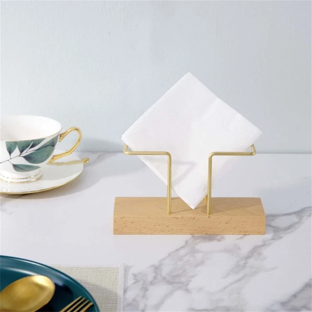 Caja de palillos de dientes moda madera pañuelo multifuncional porta pañuelos