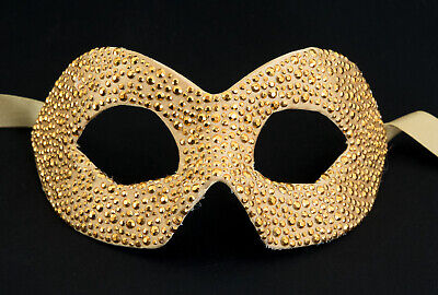 Mask from Venice Colombine Glamour Golden Paper Mache - Craft 588