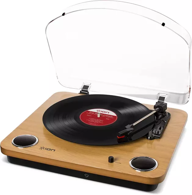 ION Audio Max LP - Vinyl Plattenspieler Bluetooth Mit Eingebauten Lautsprechern