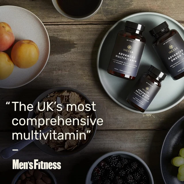 INESSA MULTIVITAMIN WITH CoQ10 100mg, Vitamin D3 2000 IU, K2 100mcg, B