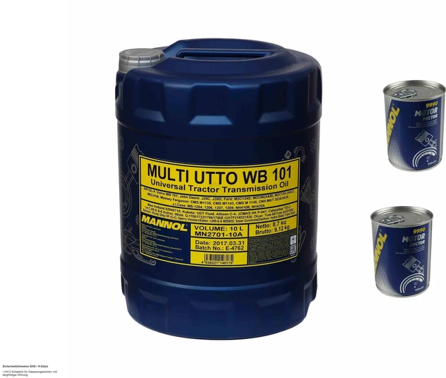 10L Olio Motore mannol Multi Utto Wb 101 Api GL-4 2xMotor Doctor