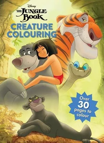 Disney the Jungle Book Creature Colouring, Disney, Used; Good Book