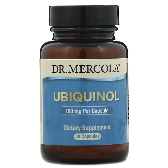 DR. MERCOLA, UBIQUINOL, Enhanced Bioactivity CoQ10, 100 mg, 30 Licaps ...