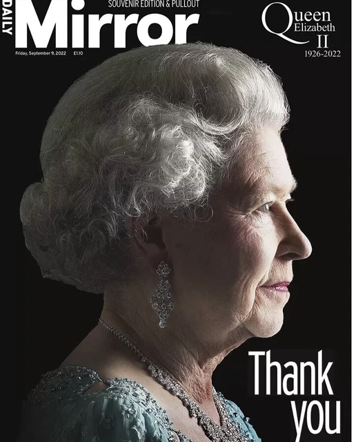 Queen Elizabeth II Death 24 Page Tribute Special The Daily Mirror Newspaper 9.9