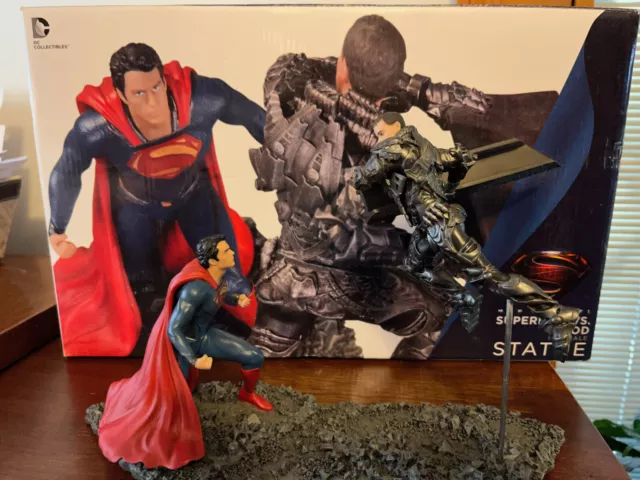 MAN OF STEEL Superman Vs Zod Statue DC Collectibles MAN OF STEEL Superman Vs Zod Statue DC Collectibles