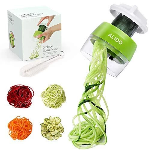 Spiralizzatore - Affettatrice a spirale portatile, taglierina a spirale vegetariana 4 in 1,