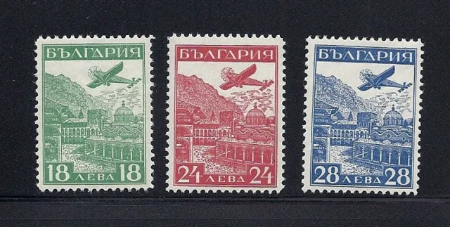 Bulgarien 1932 C12-14 Rila Kloster VF Mlh