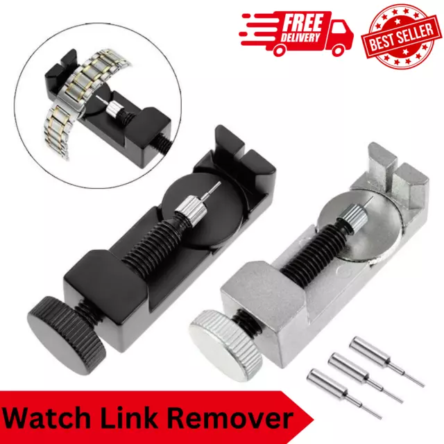 Top Metal Adjustable Watch Band Strap Bracelet Link Pin Remover Repair Tool Kit