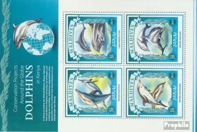 Briefmarken Malediven 2015 Mi 5916-5919 Kleinbogen (kompl. Ausg.) postfrisch Fis