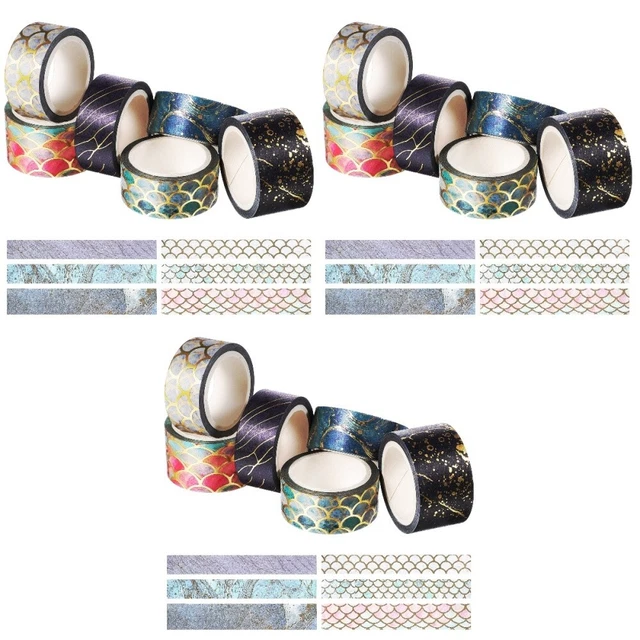 18 Rollen dekorativ selbstklebend Abdeckband Pro Geschenkverpackung diy crafts