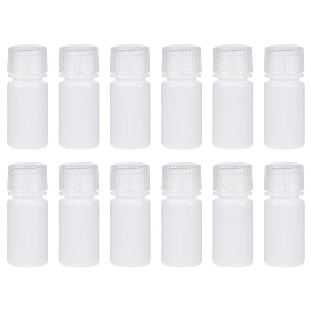 Laboratoire Chimique 15ml/0.5 oz Petit Bouche Liquide Stockage Bouteilles 12pcs