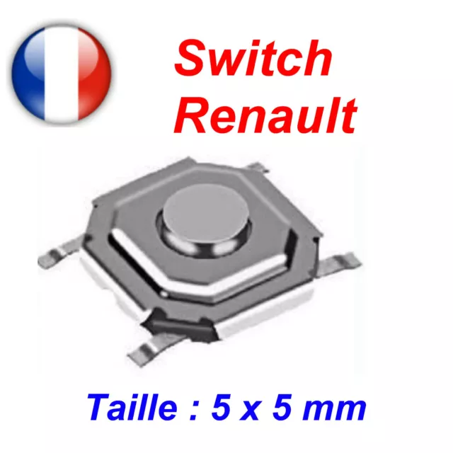 2x Switch bouton de clé carte CML pour Renault Laguna Espace Vel Satis