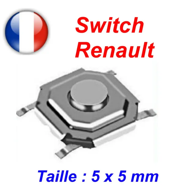 2x Switch bouton de clé telecommande carte Renault Laguna 2 Espace 4 Velsatis