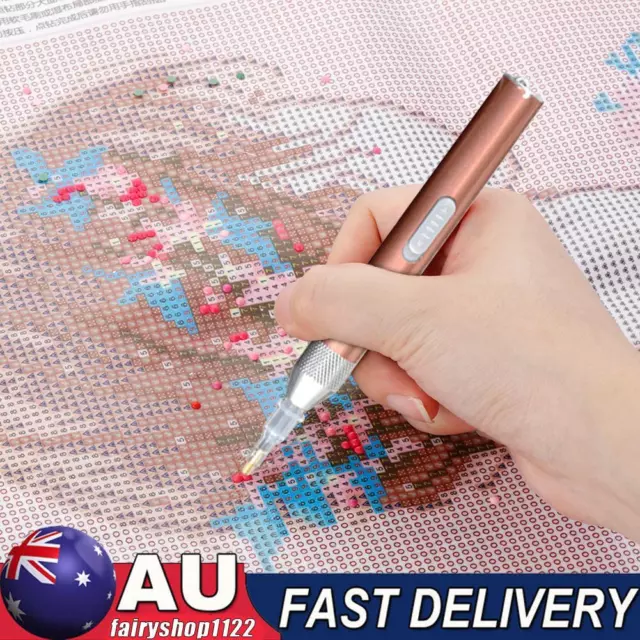 Diamond Painting Tool Kit 5D Point Drill Pen With Light LED Lighting Pen  Mat For Tray Diamond Painting Cross Stitch Nail ArtTool