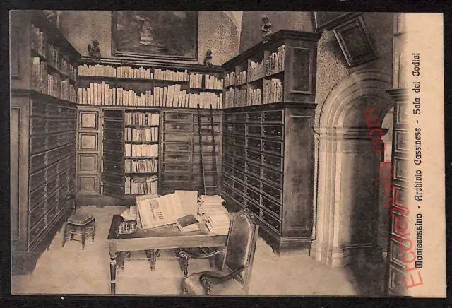 ag0717 - CARTOLINA D'EPOCA - Frosinone Provincia - Montecassino  1919