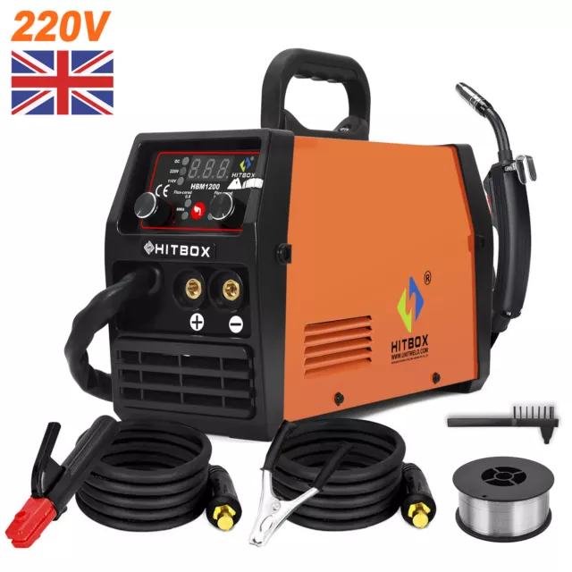 3 In 1 Mig Welder Inverter Dc Gasless Mma Arc Lift Tig Mig Welding Machine 220V