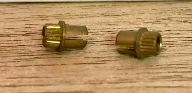 WRENN Hornby Dublo TWO brass motor brush holders for Ringfield Motors