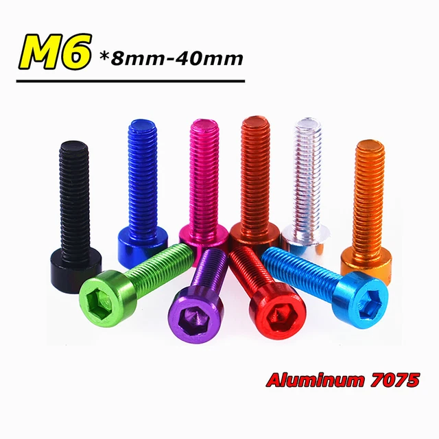 Vis Hexagonales Alliage Aluminium 6061 M4 M5 M6 M8 M10 M12 M16 - Neuves