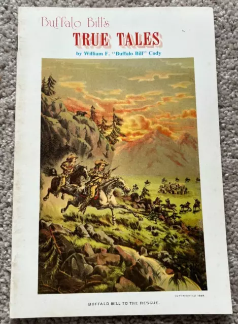 Buffalo Bill True Tales Original 1986 by William Cody