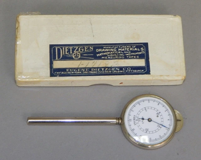 SWISS OPISOMETER MAP gauge rolling scale curvimeter measuring drafting ...