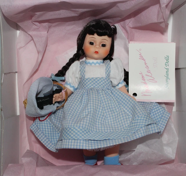 NIB Vintage Madame Alexander Doll Wizard of Oz Series 8" DOROTHY w/ TOTO 13200