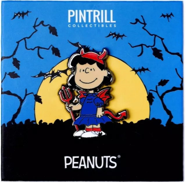 ⚡RARE⚡ PINTRILL x PEANUTS Devil Lucy Pin *BRAND NEW* LIMITED EDITION 🎃