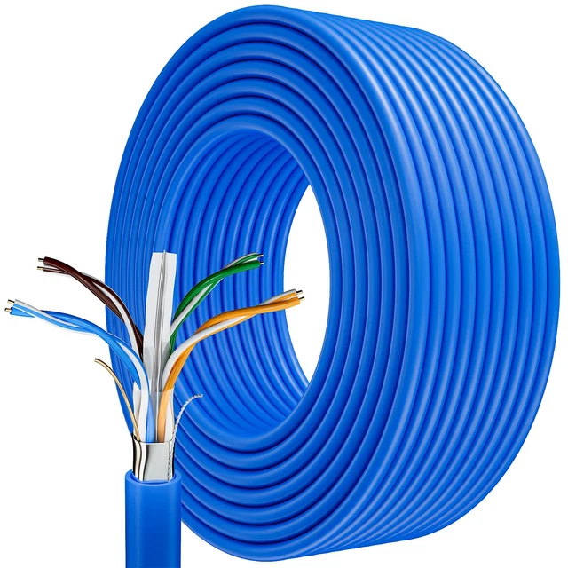 Câble ethernet réseau Cat6 RJ-45 blindé 7 pi Mauve