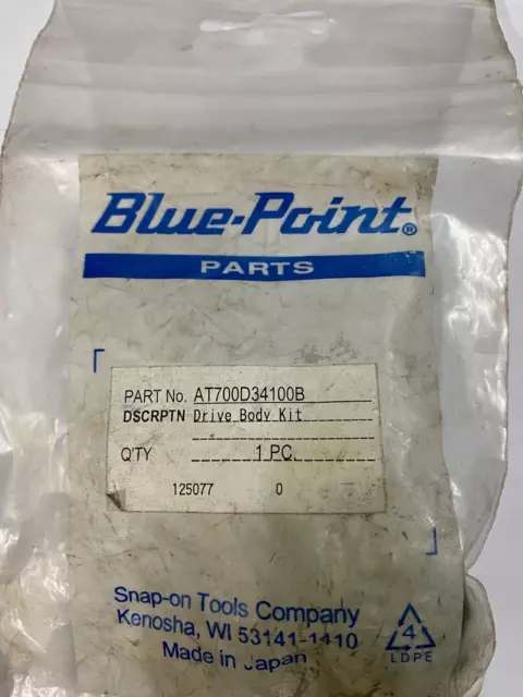 BLUE POINT TOOLS by Snap-On Air Ratchet Replacement Drive Body Kit AT700D34100B