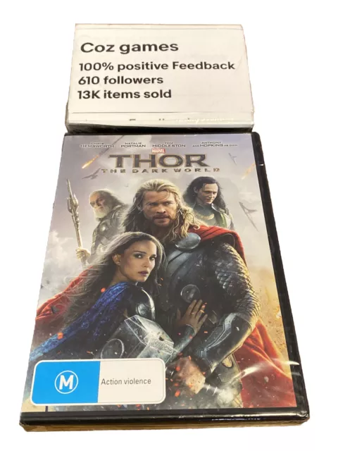 Thor The Dark World DVD Chris Hemsworth Brand New Sealed Region 4 MARVEL ACTION