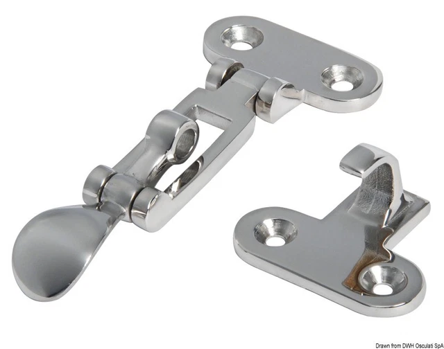 Fermeture À Levier Inox 75x37 MM Marque Osculati 38.107.32