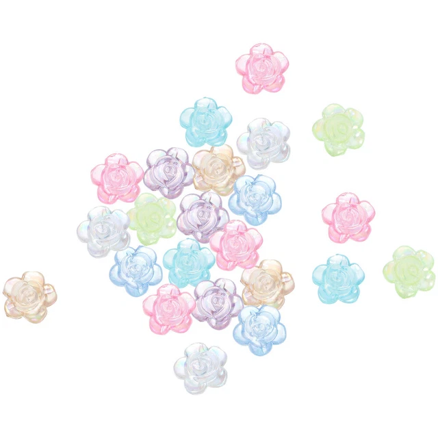 Decked Accessories Beads Bracelet Making Resin Accessories Scattered Beads Child
