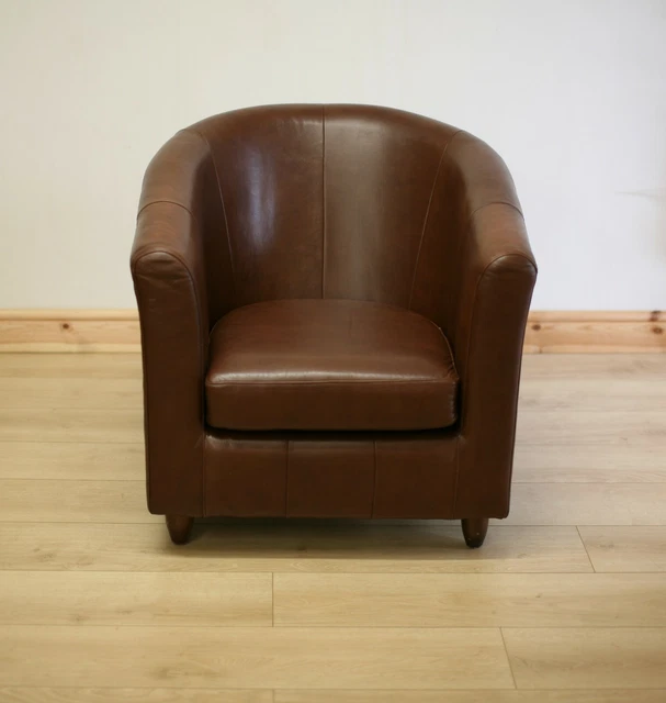 MARKS SPENCER Leather Armchair Chair 140.00 PicClick UK