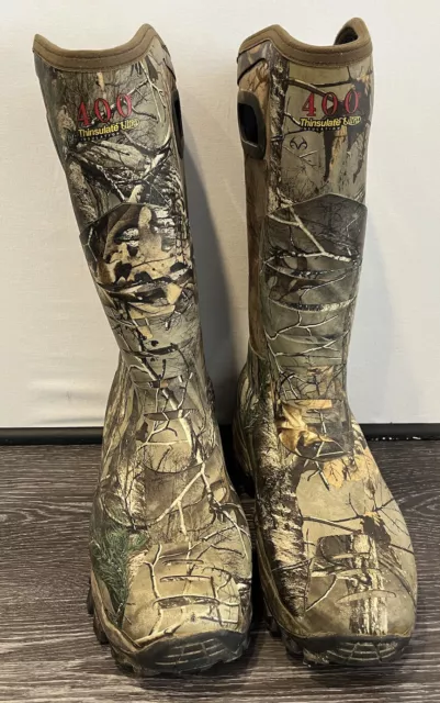 REALTREE MEN’S CAMO Hunting 400g Rubber Boots Thinsulate Ultra ...
