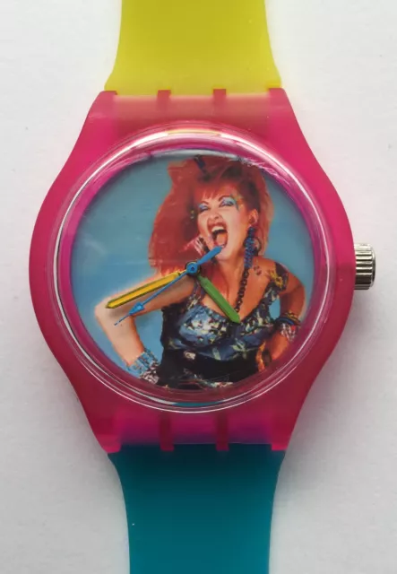 Cyndi Lauper watch - Retro 80s designer watch