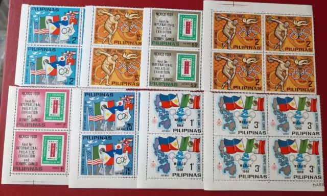Pilipinas 1986, Mexico Olimpische Spiele x4 postfrisch