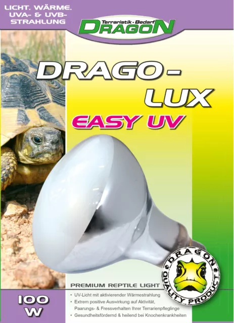Drago Easy Lux, UV Terrarienlampe E27 UVA & UVB 100 W Watt LX-51