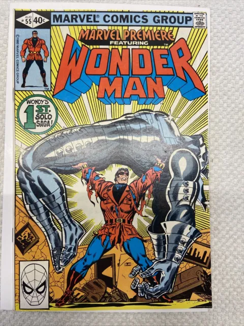 Marvel Premiere #55   1st solo Story Featuring Wonder Man