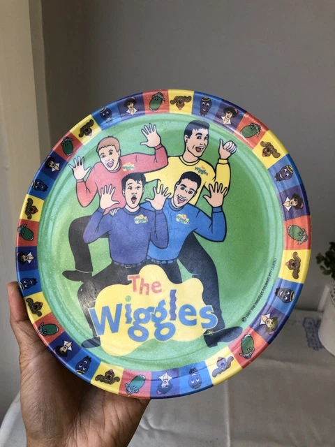 THE WIGGLES KIDS Children Melamine Plastic Dinner Plate 1997 