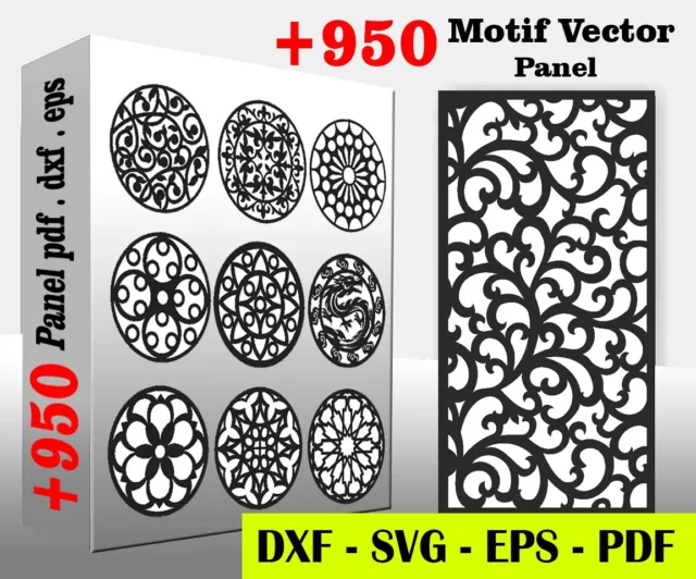 DXF of PLASMA Laser Cut, Vibre cut . CNC Vector  - CDR - EPS - PDF