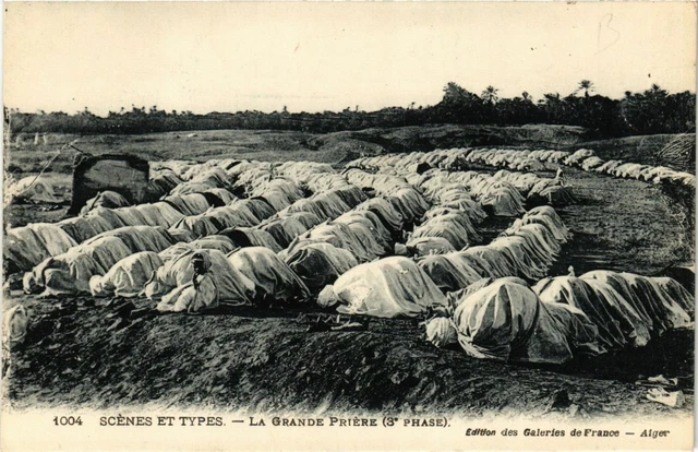 CPA AK Scenes et Types - La Grande Priere MAROC (797207)