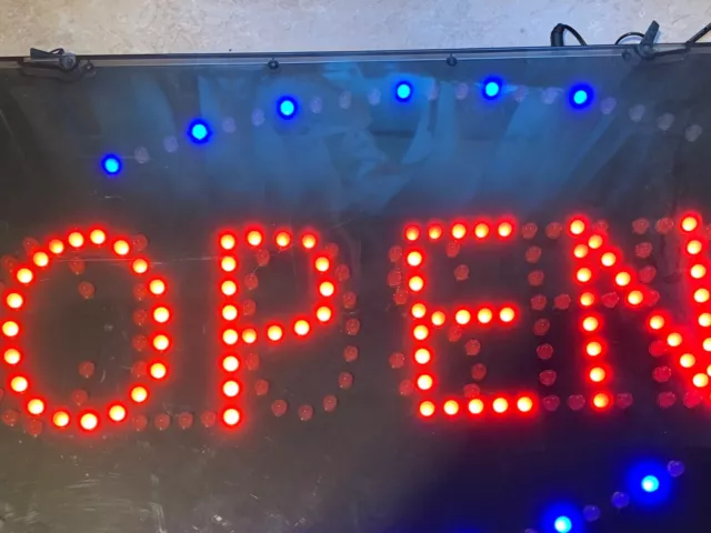 Open/Closed Sign Light Store Shop Business Sign Display Shop Bar Neon Lamp LED