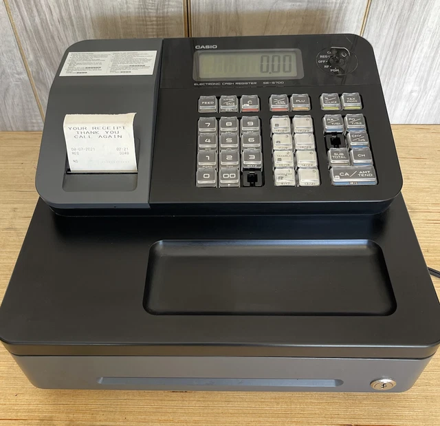 CASIO ELECTRONIC CASH Register SES700 Thermal Printer Receipts NO CASH