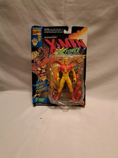1994 Marvel Comics The Evil Mutants X-Men X-Force Pyro Action Figure by Toy Biz