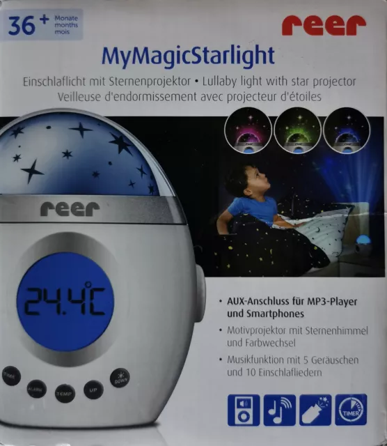 reer 52050 MyMagicStarlight Einschlaflicht mit Sternenprojektor OVP