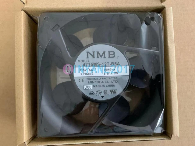 1PC NMB 4715MS-12T-B5A Aluminum frame cooling fan AC115V 15.5/14.5W 120X120X38MM