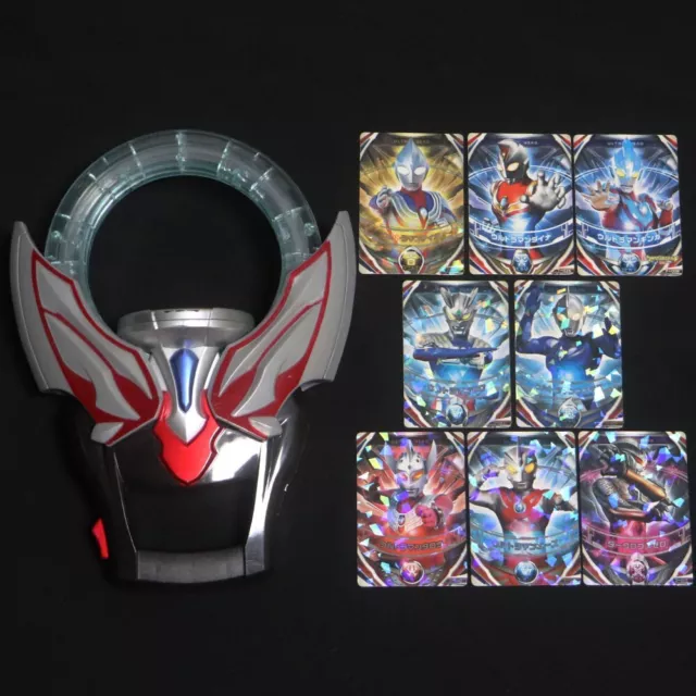 ULTRAMAN DX ORB Ring Morphers 8p Ultra Cards Fusion Up set BANDAI Henshin Japan